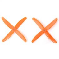 Gemfan Polycarbonate 4-Blade Propellers (2-Pack, Orange)
