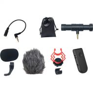 Ampridge MightyMic F Pack Wireless Ultracompact Shotgun Microphone Kit for Smartphones and Tablets (Rev 2)