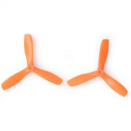 Gemfan Polycarbonate 3-Blade Bullnose Propeller (2-Pack, Orange)