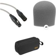 B&H Photo Video Performance Microphone Windscreen & XLR Cable ID Kit (Gray)