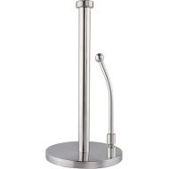 High Tension Arm Kitchen Roll Holder, Brushed Steel Kitchen Roll Holder Made of Stainless Steel (Standing) - Sturdy and Durable Paper Roll Holder