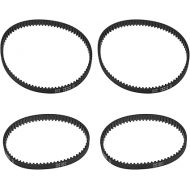 Pack of 4 Serrated Drive Belts 1611129, 1611130, Compatible with Bissell ProHeat 2X Revolution Pet Pro 1986 1964 19862 19863 1986R 1986V 2007 20078 2007F 2007G