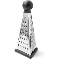 Forgast Stainless Steel Grater, 3-Sided, Grating Surfaces, Kitchen Rasp, Square Grater, Grater, Vegetable Grater, Cheese Grater, for Fruit, Carrots, Kitchen Grater for Coarse, Fine Grating