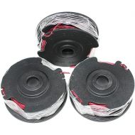 ICOOYO Pack of 3 Spool Line for Flymo Bosch Worx Greenworks Gardena Wolf Garden Lawn Master MacAllister Alpina Stiga Grass Trimmer