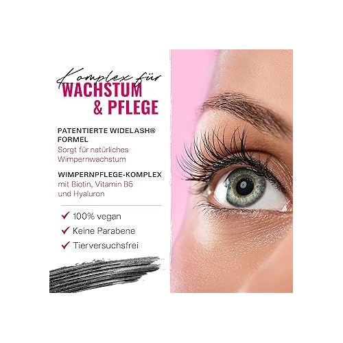  Lashcocaine Overrich Mascara - New 3Looks Technology - Mascara Supports Natural Eyelash Growth - Trendy Black Mascara by Svenja Walberg - Wipe-Proof - Vegan - Made in Germany