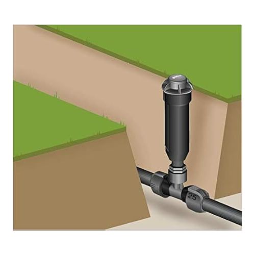  Gardena Sprinklersystem T-Stuck mit Gewinde: Verbindungsstuck fur Entwasserungsventil, 25 mm x 3/4 Zoll- Innengewinde, Quick&Easy Verbindungstechnik, selbstdichtende Gewindeverbindung (2790-20)