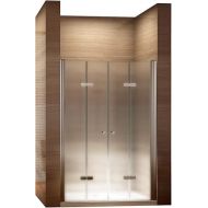 Frosted 203 68 - 160 cm, Shower Door With 6 mm Nano-Coated Safety Glass, Introductory Price