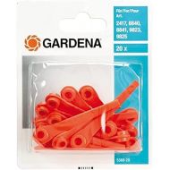 GARDENA Replacement Blade RotorCut: 20 x Replacement Blades for Grass Trimmers and Battery Trimmers, Plastic Blades Easy to Replace (5368-20), Single, standard