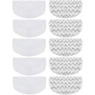 Jirmory Replacement Steam Mop Pads Compatible with Bissell Powerfresh Steam Mop 1940 1806 1544 2075 2685A 2181 2814 Series Model 1940A 1940W 19405 2075A 2685A 5938 Microfiber Washable