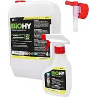 BiOHY Carpet Shampoo (6 Litre Canister) + Spray Bottle & Outlet Tap, Carpet Cleaner Concentrate, Ideal Against Stubborn Stains, Material-Friendly & Animal-Friendly, Effective Organic Agent