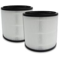 PUREBURG Replacement HEPA Filter Compatible with Bissell MYair+ and MYair HUB Air Purifiers 2905A 3179A, Part Number 3389, H13, 4 Stage Filtration, High Efficiency Activated Carbon, 2 in 1, Pack of 2