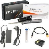 CROSS MARS Original TS101 Soldering Iron Upgrade from TS100 Portable Digital OLED Temperature Adjustable USB Type C Fast Heating Iron Soldering Iron Set (with TS-B2 Tip)