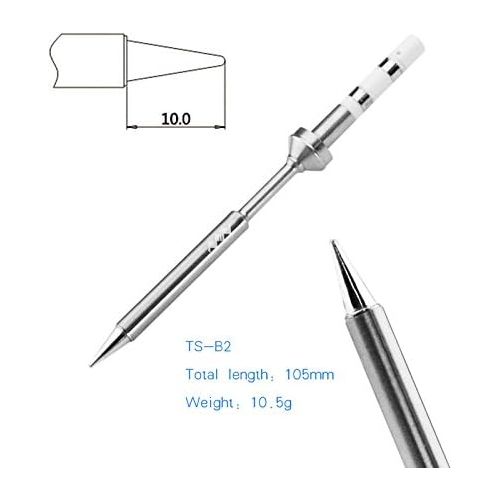  CROSS MARS Original TS101 Soldering Iron Upgrade from TS100 Portable Digital OLED Temperature Adjustable USB Type C Fast Heating Iron Soldering Iron Set (with TS-B2 Tip)