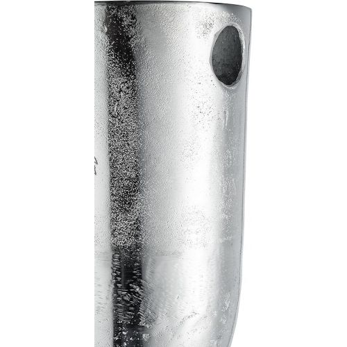  MichaelNoll Champagne Cooler on Stand, Wine Cooler, Bottle Cooler, Drinks Cooler, Aluminium Metal Silver Party - Cooler for Sparkling Wine, Wine and Champagne - XXL 90 cm