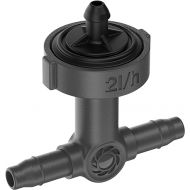 Gardena Micro-Drip System Row Dripper Pressure Regulating: Dripper for Automatic Watering System, for Plant Rows with Different Pot Heights, Easy Connection Technology (13312-20)