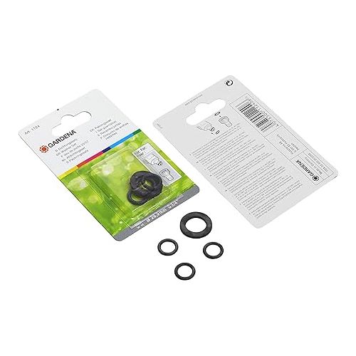  Gardena Professional System Gasket Kit: Matching Gasket Assortment as Replacement Parts Tap Pieces (Item No. 2801, 2802), (2824-20)