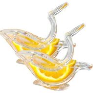 Lemon Squeezer Hand Press, Pack of 2 Transparent Lime Squeezer, Lemon Squeezer Bird, Lemon Squeezer, Juicer Lime Citrus Fruit Hand Press Juicer Citrus Press