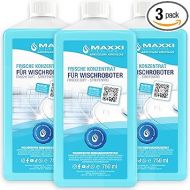 Maxxi Clean 3 x 750 ml floor cleaner with fresh fragrance, suitable for all mopping robots, universal cleaner concentrate, wiper fluid for floor, parquet, tiles, vacuum cleaner
