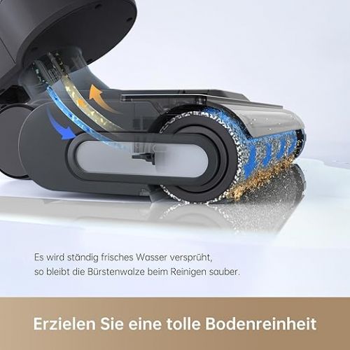  dreame H11 Core Wet Dry Vacuum Cleaner Edge Cleaning Brush Self Cleaning LED Display Cordless Vacuum Cleaner for Hard Floors Wood