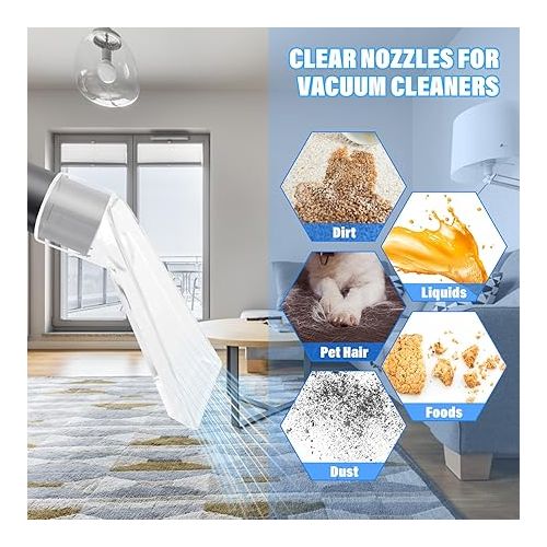  Pack of 2 Upholstery Nozzle, Upholstery Wet Vacuum Cleaner Attachment, Extraction Nozzle, Spray Extraction Nozzle, Carpet Cleaning Nozzles, Washing Vacuum Cleaner, Quilting Nozzle for Kitchen, Sofa,