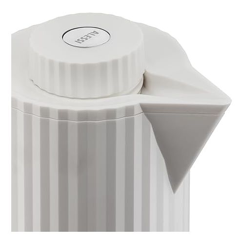  Alessi Plisse MDL12 W - Design Insulated Jug Double-Walled Inner Insulated Glass Made of Thermoplastic Resin 100 cl White