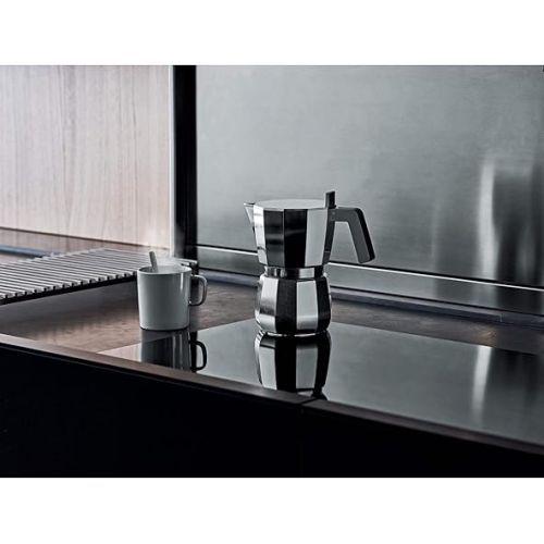  Alessi DC06/9 FM Stainless Steel Espresso Maker 12cm