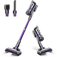 Tikom V700 Battery Vacuum Cleaner 450 W 33000 pa Suction Power, 40 Mins Max, 6-in-1 Cordless Vacuum Cleaner with 1.3 L Dust Container, for Carpet, Pet Hair, Hard Floor, Purple