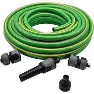 Bambelaa! Garden Hose 1/2 Inch Water Hose 20 m with Connection Set Hose Nozzle for Garden Watering