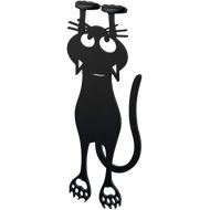 Balvi Lesezeichen Curious Cat Farbe schwarz Katzenform 12cm Kunststoff/Nylon