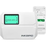 Inkbird IIC-800-WIFI Irrigation Computer, 8 Zone Programmer, Irrigation System, Seasonal Adjustment with Weatherproof Cover, Rain Bypass