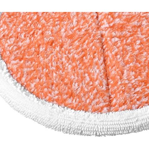  KEEPOW Mop Cleaning Pads Replacement for Bissell Spinwave 20522 2039A 2124 (4 Orange + 4 Grey)