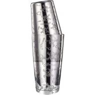 UNTIOR Cocktail Shaker, Stainless Steel Boston Shaker - High Quality Bar Accessories for All Professional Bartender and Home Cocktail Lovers (Skull)