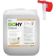 BiOHY Premium Upholstery Cleaner (10 Litre Canister) + Outlet Tap, Organic Concentrate for Upholstery, Sofas, Carpets & Textiles, Suitable for Wet Vacuum Cleaners and Other Devices, Odour-Dissolving