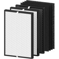 FMDZFL Air 220 Filter Replacement Compatible with Bissell Models Air320 Air220 2609A Includes 2 True HEPA Filters 2678+1 Activated Carbon Filter 2677 + 4 Pre Filters