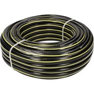 KOTARBAU® Garden Hose 5/8 Inch 30 m 4-Ply Reinforced Black Yellow Professional for Watering Plants