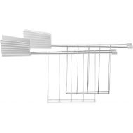 MDL08RACKW Plisse Toaster Tongs Set of 2 White Alessi