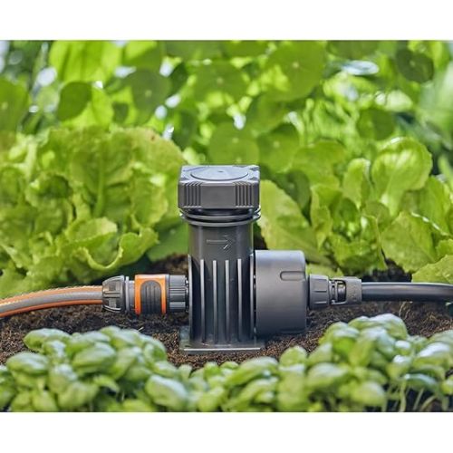  Gardena Micro-Drip-System Basic Device 2000: Starting Block for Automatic Irrigation System, Reduces Pressure and Filters Water, Easy Connection Technology (13310-20)