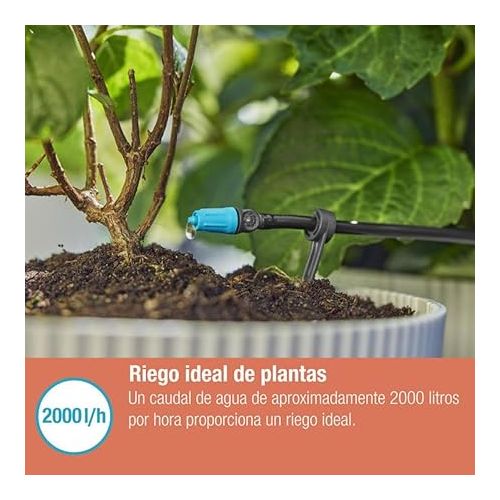  Gardena Micro-Drip-System Basic Device 2000: Starting Block for Automatic Irrigation System, Reduces Pressure and Filters Water, Easy Connection Technology (13310-20)