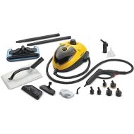 WAGNER Power Steamer 915 E, Multifunctional Steam Cleaner with 18 Accessories, Steam Pressure 3.5 Bar, Steam Time Approx. 40 Mins, 1.2 L Tank, 2.4 m Hose, 1500 W, Yellow, Black