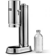Aarke Carbonator Pro Water Carbonator with Glass Bottle, Stainless Steel Finish