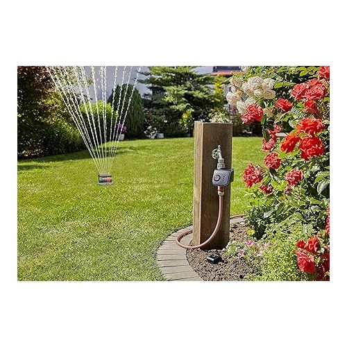  Gardena smart sensor control set: smart sensor, smart water control and smart gateway, all in one set, allows app-controlled and fully automatic watering of the garden (19202-20)