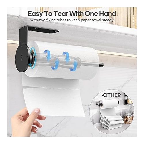  CLESOO Kitchen Roll Holder for Kitchen, Dining Table Worktop