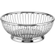 Alessi Round Wire Basket in Steel with Mirror Polished