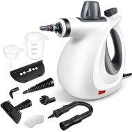 Steam Cleaner Floor with 9 Accessories, 1050 W Steam Cleaner Upholstery Furniture for Home Use, Steam Cleaner Handheld Device for All Floors, Upholstery Furniture, Joints, Car Seats and Curtains