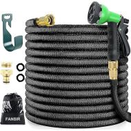 FANSIR Garden Hose, 30 m Water Pipe, with 8 Modes, Spray Gun, Flexible, Lightweight, Anti-Twist, Durable and Retractable Magic Hose (100 ft)