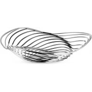 Alessi ACO02 Trinity Korbschale aus Edelstahl 18/10 glanzend poliert ? 26,0cm, 12 x 27 x 12.5 cm