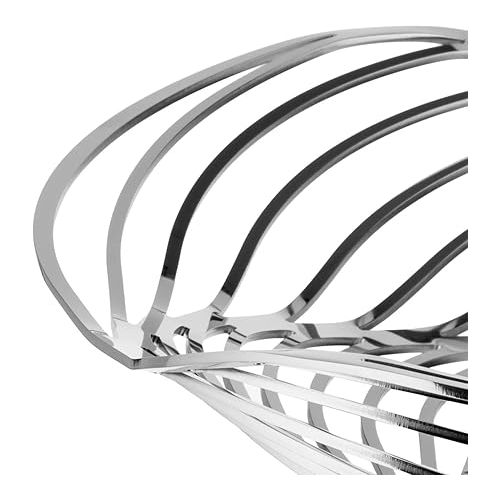  Alessi ACO02 Trinity Korbschale aus Edelstahl 18/10 glanzend poliert ? 26,0cm, 12 x 27 x 12.5 cm