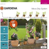 Gardena Start Set Plant Pots S: The practical Micro-Drip-System Starter Set for 5 potted plants, water-saving automatic irrigation (13000-20)