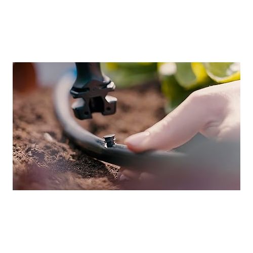  Gardena Micro-Drip-System Installation Tool: Accessories for the Automatic Irrigation System, Tool for Mounting and Punching Holes in 13 mm Installation Pipes (13313-20), Black