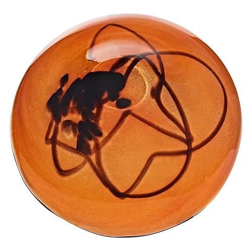  CRISTALICA Dream Pavel Bowl Orange / Black Diameter 20 cm